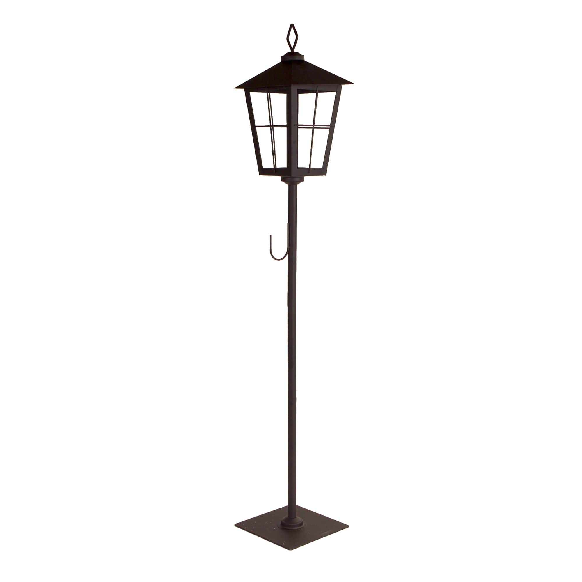 43.25" Lantern with Wreath Holder